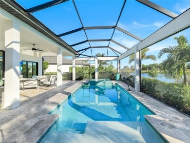 Sophisticated, serene, contemporary, and warm, this absolutely on The Golf Club At Fiddlers Creek in Florida - for sale on GolfHomes.com, golf home, golf lot