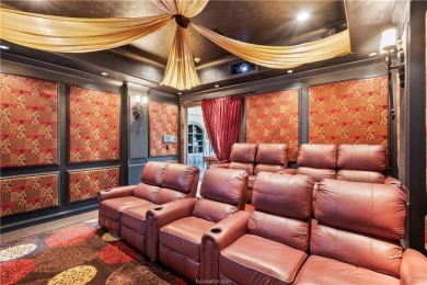 This custom estate sits on a rare 1.4-acre wooded lot backing to on The Traditions Club At Texas A and M in Texas - for sale on GolfHomes.com, golf home, golf lot