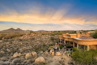 Welcome to this gorgeous custom home in Talus at Troon North on Troon North Golf Club  in Arizona - for sale on GolfHomes.com, golf home, golf lot