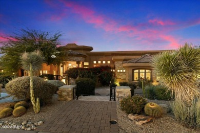 Welcome to this gorgeous custom home in Talus at Troon North on Troon North Golf Club  in Arizona - for sale on GolfHomes.com, golf home, golf lot