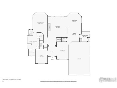 Discover luxury living in this stunning two-story home with main on The Ranch Country Club in Colorado - for sale on GolfHomes.com, golf home, golf lot