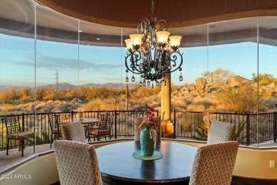 Welcome to this gorgeous custom home in Talus at Troon North on Troon North Golf Club  in Arizona - for sale on GolfHomes.com, golf home, golf lot