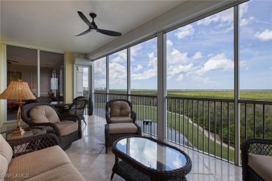 Welcome to captivating seventh-floor views of Estero Bay on West Bay Beach and Golf Club in Florida - for sale on GolfHomes.com, golf home, golf lot