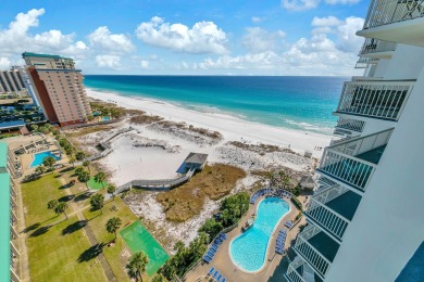 Stunning views of the Gulf of Mexico from the 17th floor at on Sandpiper Cove Golf Course in Florida - for sale on GolfHomes.com, golf home, golf lot