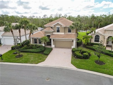 Newly painted and carpeted, this popular Kingfisher model is on Shadow Wood Country Club in Florida - for sale on GolfHomes.com, golf home, golf lot