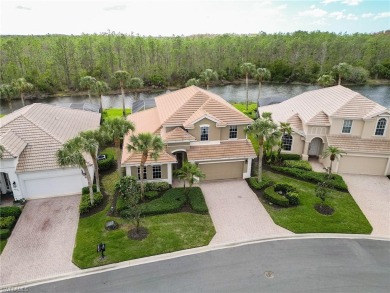 Newly painted and carpeted, this popular Kingfisher model is on Shadow Wood Country Club in Florida - for sale on GolfHomes.com, golf home, golf lot