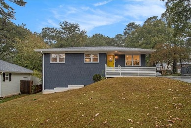 Gorgeous renovated ranch on a rare half acre lot with a daylight on East Lake Golf Club in Georgia - for sale on GolfHomes.com, golf home, golf lot