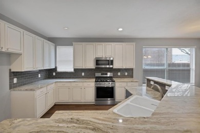This inviting two-story home offers a practical and comfortable on The Trails of Frisco Golf Club in Texas - for sale on GolfHomes.com, golf home, golf lot