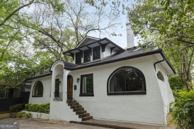 Exquisite 2-story Mediterranean style residence overlooking the on Ansley Golf Club At Mid-Town in Georgia - for sale on GolfHomes.com, golf home, golf lot