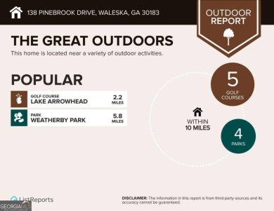 Live like you are on vacation every day or make this your on The Highlands Course at Lake Arrowhead in Georgia - for sale on GolfHomes.com, golf home, golf lot