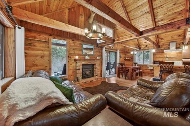 Beautiful 1,244 sq. ft. log home offering 2 bed/1 bath, with on Terrace Lakes Golf Resort in ID - for sale on GolfHomes.com, golf home, golf lot