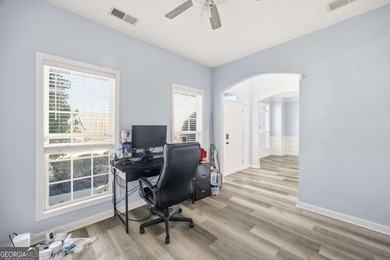 Welcome to this stunning two-story home nestled on a quiet on Creekside Golf and Country Club in Georgia - for sale on GolfHomes.com, golf home, golf lot