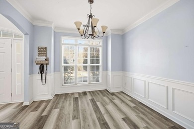 Welcome to this stunning two-story home nestled on a quiet on Creekside Golf and Country Club in Georgia - for sale on GolfHomes.com, golf home, golf lot