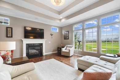 Best view in the community of TPC's 18th green and Clubhouse! on  in Ohio - for sale on GolfHomes.com, golf home, golf lot