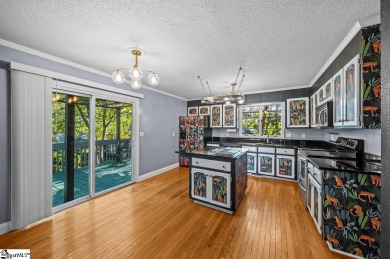 From the colorful front door, to the playful kitchen cupboards on Pebble Creek Golf Club in South Carolina - for sale on GolfHomes.com, golf home, golf lot