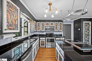 From the colorful front door, to the playful kitchen cupboards on Pebble Creek Golf Club in South Carolina - for sale on GolfHomes.com, golf home, golf lot