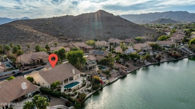 VIEWS, VIEWS VIEWS!!!! Waterfront, golf course, AND mountain on The Foothills Golf Club in Arizona - for sale on GolfHomes.com, golf home, golf lot