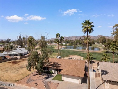 Beautifully situated on the 13th green of the scenic Ahwatukee on Ahwatukee Country Club in Arizona - for sale on GolfHomes.com, golf home, golf lot