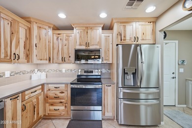 A dream kitchen awaits you in this 1989 SF, 2 bedroom, plus den on Sunland Springs Golf Course  in Arizona - for sale on GolfHomes.com, golf home, golf lot