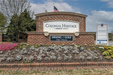 Immaculate golf home located on the 9th fairway in Colonial on Colonial Heritage Golf Club in Virginia - for sale on GolfHomes.com, golf home, golf lot