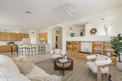 Welcome home to this beautiful single-level residence offering 1 on Legend Trail Golf Club in Arizona - for sale on GolfHomes.com, golf home, golf lot