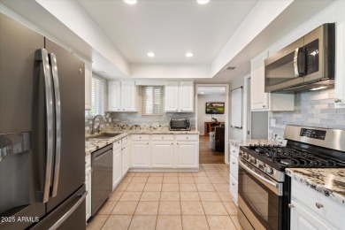 Extremely clean and well-maintained, this single-story block on Sun City Lakes West and East in Arizona - for sale on GolfHomes.com, golf home, golf lot