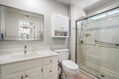 Extremely clean and well-maintained, this single-story block on Sun City Lakes West and East in Arizona - for sale on GolfHomes.com, golf home, golf lot