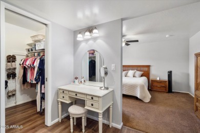 Extremely clean and well-maintained, this single-story block on Sun City Lakes West and East in Arizona - for sale on GolfHomes.com, golf home, golf lot