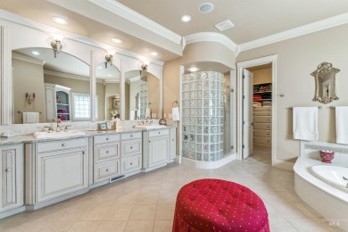 A beautiful French Normandy style former Parade Home that backs on BanBury Golf Club in Idaho - for sale on GolfHomes.com, golf home, golf lot