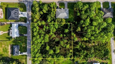 Build your dream on this oversized half-acre lot in the growing on Lehigh Resort Club in Florida - for sale on GolfHomes.com, golf home, golf lot