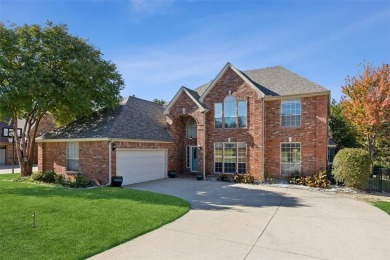 This EAST FACING two-story traditional has great curb appeal and on Eldorado Country Club in Texas - for sale on GolfHomes.com, golf home, golf lot