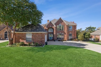 This EAST FACING two-story traditional has great curb appeal and on Eldorado Country Club in Texas - for sale on GolfHomes.com, golf home, golf lot