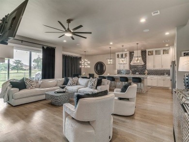 Nestled within the prestigious Oak Tree Golf and Country Club on Oak Tree National Golf and Country Club in Oklahoma - for sale on GolfHomes.com, golf home, golf lot