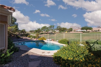 PRIVATE POOL ON THE GOLF COURSE WITH MOUNTAIN VIEWS- This on Highland Falls Golf Club in Nevada - for sale on GolfHomes.com, golf home, golf lot
