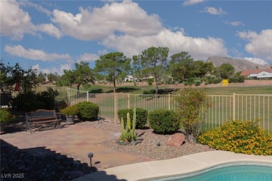 PRIVATE POOL ON THE GOLF COURSE WITH MOUNTAIN VIEWS- This on Highland Falls Golf Club in Nevada - for sale on GolfHomes.com, golf home, golf lot