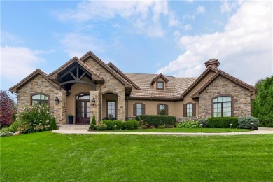 This fabulous custom home built by Starr Homes sits nestled on a on Nicklaus Golf Club At LionsGate in Kansas - for sale on GolfHomes.com, golf home, golf lot