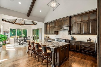 This fabulous custom home built by Starr Homes sits nestled on a on Nicklaus Golf Club At LionsGate in Kansas - for sale on GolfHomes.com, golf home, golf lot