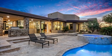 Prepare to be wowed! This elevated contemporary sanctuary in the on Desert Mountain Golf Club - Renegade Course in Arizona - for sale on GolfHomes.com, golf home, golf lot