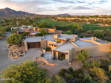 Prepare to be wowed! This elevated contemporary sanctuary in the on Desert Mountain Golf Club - Renegade Course in Arizona - for sale on GolfHomes.com, golf home, golf lot