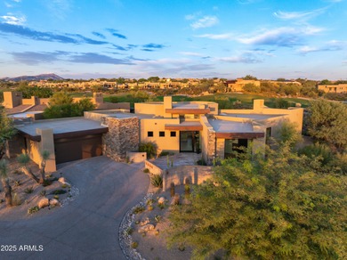 Prepare to be wowed! This elevated contemporary sanctuary in the on Desert Mountain Golf Club - Renegade Course in Arizona - for sale on GolfHomes.com, golf home, golf lot