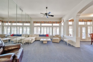 Pride of ownership shows on this executive home on the golf on Trail Ridge Golf Course in Arizona - for sale on GolfHomes.com, golf home, golf lot