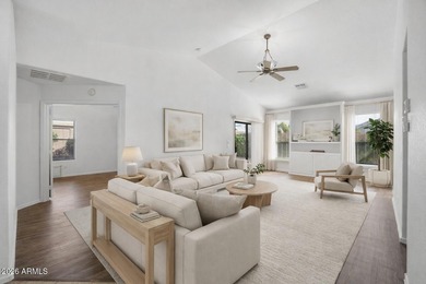 Welcome home to this beautifully maintained 2-bedroom + office on Arizona Traditions Golf Club in Arizona - for sale on GolfHomes.com, golf home, golf lot