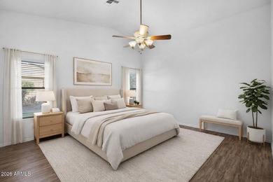 Welcome home to this beautifully maintained 2-bedroom + office on Arizona Traditions Golf Club in Arizona - for sale on GolfHomes.com, golf home, golf lot