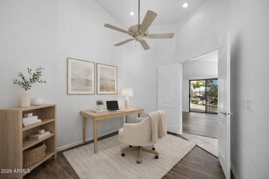Welcome home to this beautifully maintained 2-bedroom + office on Arizona Traditions Golf Club in Arizona - for sale on GolfHomes.com, golf home, golf lot