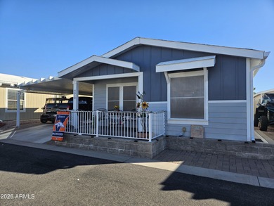 Meticulously maintained 2BD, 2BA home with two storage sheds and on Viewpoint Golf Resort in Arizona - for sale on GolfHomes.com, golf home, golf lot