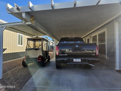 Meticulously maintained 2BD, 2BA home with two storage sheds and on Viewpoint Golf Resort in Arizona - for sale on GolfHomes.com, golf home, golf lot