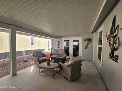 Meticulously maintained 2BD, 2BA home with two storage sheds and on Viewpoint Golf Resort in Arizona - for sale on GolfHomes.com, golf home, golf lot