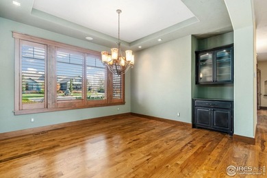 Exquisite Custom Home with Mountain and Golf Course on Harmony Golf Club in Colorado - for sale on GolfHomes.com, golf home, golf lot