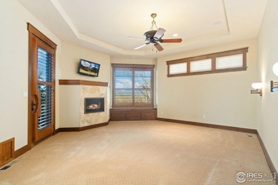 Exquisite Custom Home with Mountain and Golf Course on Harmony Golf Club in Colorado - for sale on GolfHomes.com, golf home, golf lot