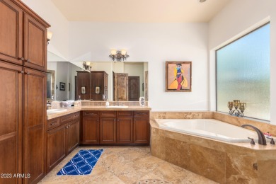 This beautiful property backs to #10 tee box on the Ranch golf on Tonto Verde Golf Club in Arizona - for sale on GolfHomes.com, golf home, golf lot